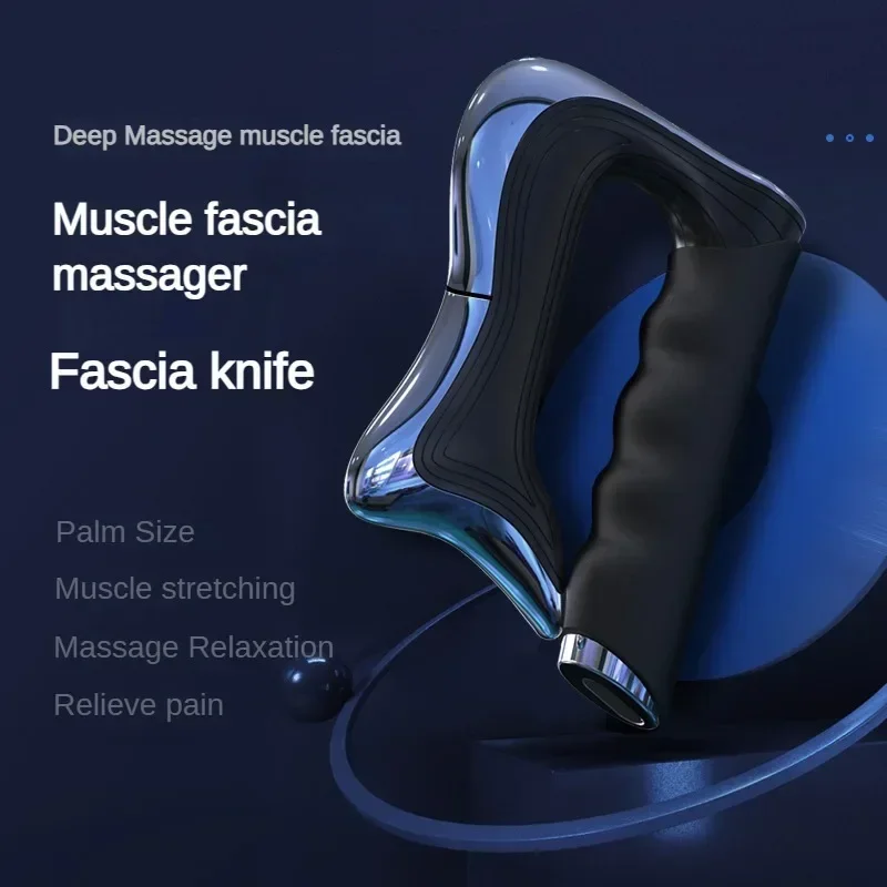 Electric Fascia Massager Body Scraping Microcurrent Vibration Muscle Relief Relaxation Body Lifting Guasha Massage Knife - Image 3